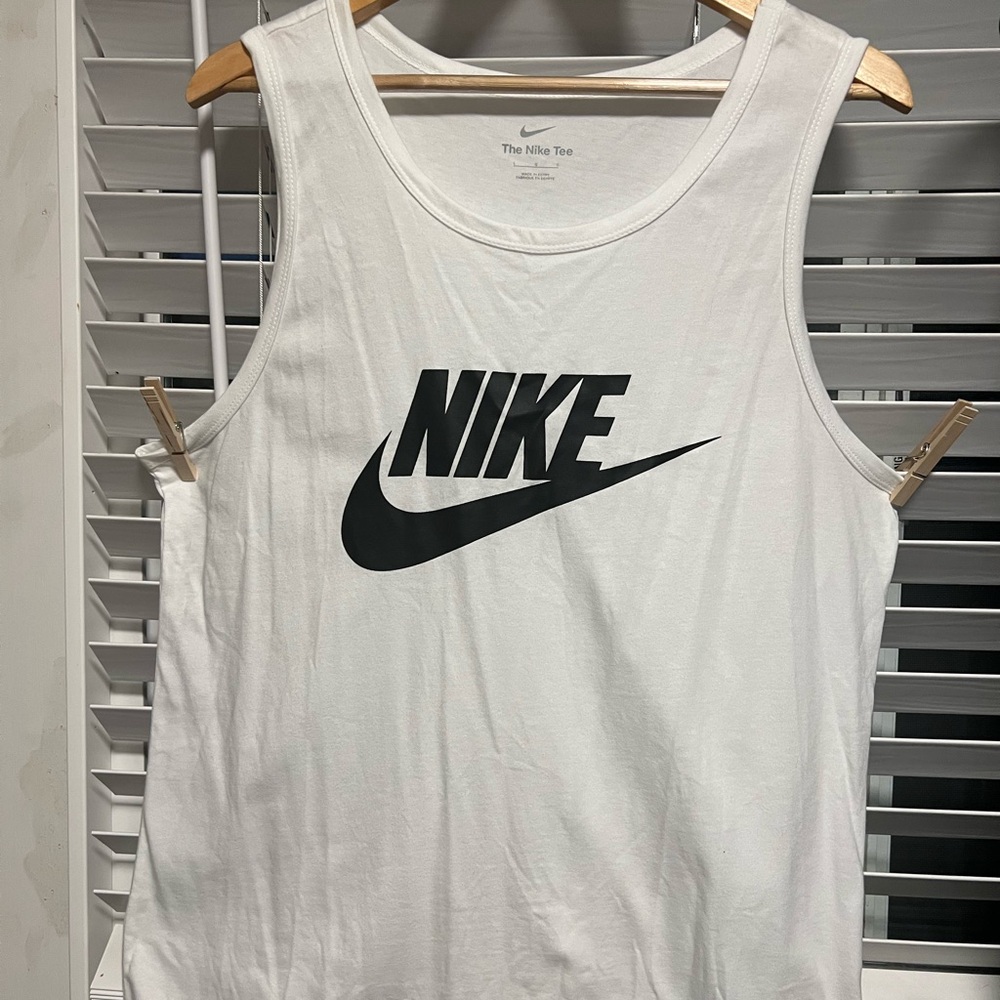 Nike 100% Cotton Tank Top with Black Logo